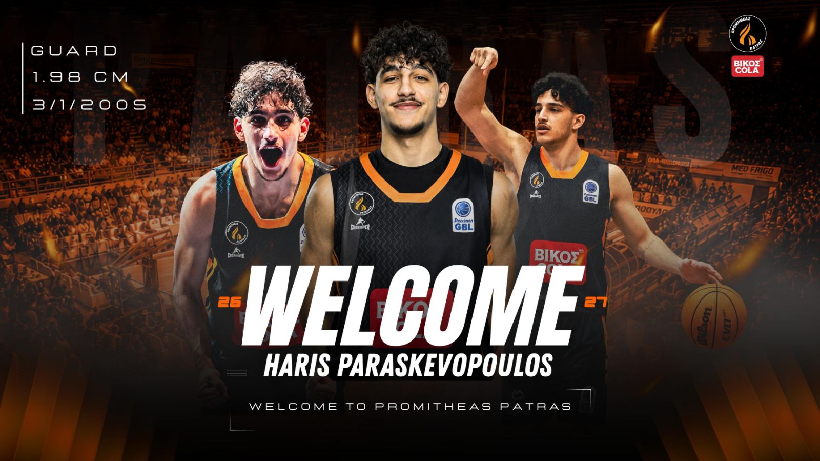 Haris Paraskevopoulos welcome